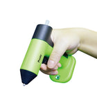 Pro'sKit GK-366U cordless hot glue gun in use