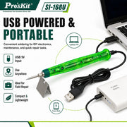 Pro'sKit SI-168U USB Powered Soldering Iron Portable USB Soldering Iron